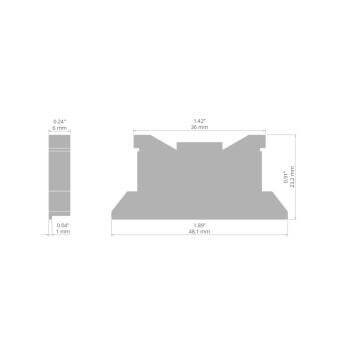 Endkappe FOLED-50-W
